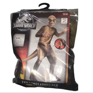 NIP NWT Medium Kids T-Rex Jurassic World Dinosaur costume Tyrannosaurus rex